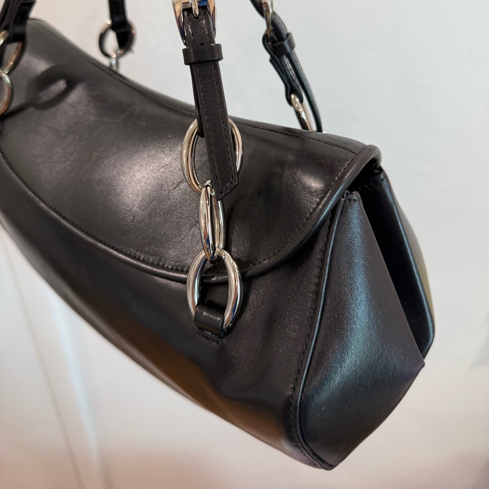 Vintage Dior Diva Black Leather Bag - Picture 7 of 11